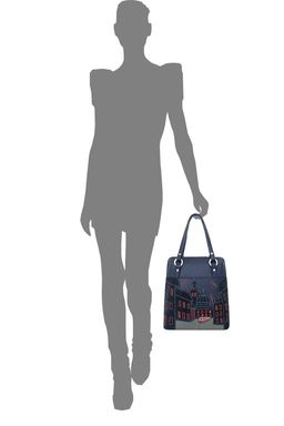 Сумка с аппликацией ДС-226-264 синий - Protege фото 4