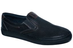 Слипоны мужские из натуральной кожи