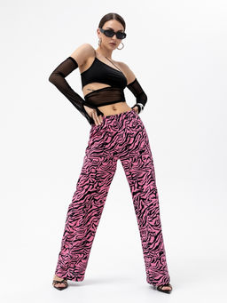 Брюки жен.арт.1135/1-1,черно-розовые - Binita фото 2