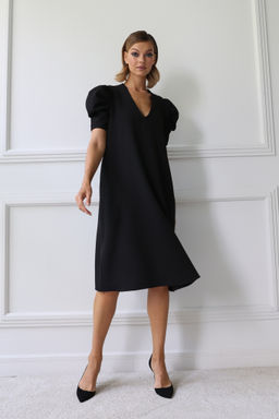 Платье с рукавами-буфами - Looklikecat фото 3