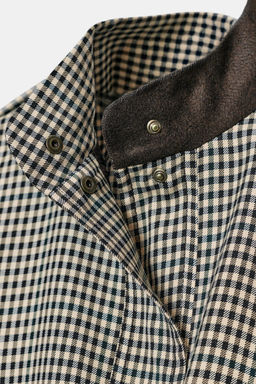 ZW COLLECTION CHECK BOMBER JACKET - Zara фото 16