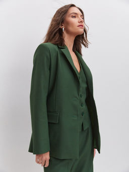 Однобортный жакет из вискозы - TO BE ONE фото 3