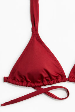 Top de bikini triangular con relleno - H&m фото 5
