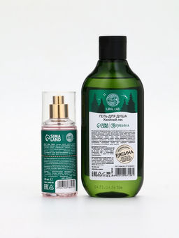 Подарочный набор Happy New Year: гель для душа и мист для тела, зелёный, URAL LAB