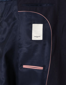 Koyu Lacivert Slim Fit %100 Y_n _izgili Tak_m Elbise - Cacharel фото 6