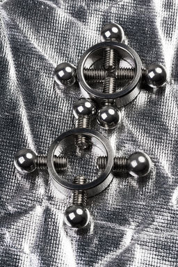 Зажимы для сосков Metal by TOYFA, металл, серебряные, 2,6 см (2 шт)