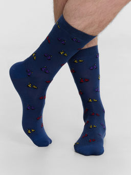 Носки Mark Formelle джинсовый 017K-3046 хлопок с эластаном синие набор 5 пар  фото 4