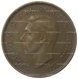 1/2 пенни 1938 года Австралия