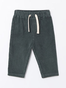 Beli Lastikli Dokulu Erkek Bebek Pantolon