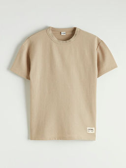 Bisiklet Yaka Erkek ?ocuk Dokulu Ti??rt