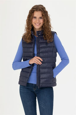 U. S. Polo Assn Женский темно-синий жилет