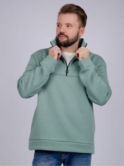 Свитшот СМ-3 черный, футер начес - Малина фото 10