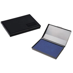 Цена за 3 шт. Настольная штемпельная подушка, 110 х 70 мм, Attomex, синяя