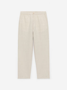 Pantalones de mezcla de lino