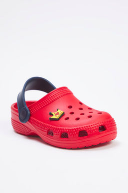 Trendyol Shoes K?rm?z? Tac Figurlu Hafif Taban Buyuk/Kucuk Erkek Cocuk Kids Sandalet Terlik TAKSS25SD00054 - Trendyolmilla фото 3