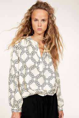 Blusa con mangas globo - H&m фото 2