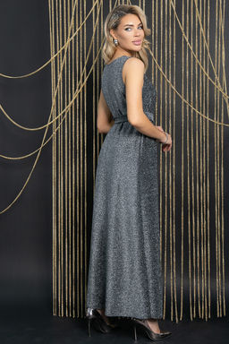 Платье Алхери (темное серебро) П11757 - Lt collection фото 2