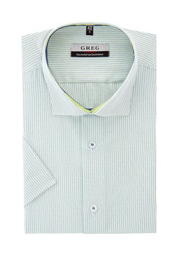 Сорочка мужская короткий рукав GREG 141/109/118/Z/1  фото 2