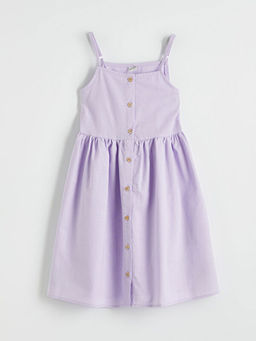 Kare Yaka K?z ?ocuk Elbise