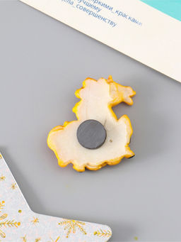 Цена за 5 шт. Магнит на холодильник Коняшка с монетами и подковой, полистоун, 3.5?4 см, МИКС - Simaland фото 5