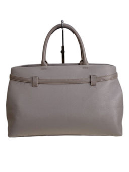 Женская сумка из искусственной кожи, цвет серо-бежевый - Greta фото 2