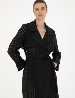 Тренчкот Pierre Cardin Regular Fit черный