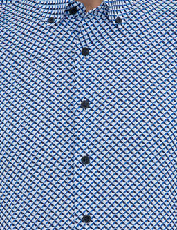 Lacivert Slim Fit Uzun Kollu G_mlek