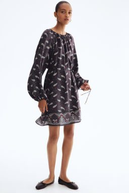 Vestido oversize con cintur?n de anudar - H&m фото 3