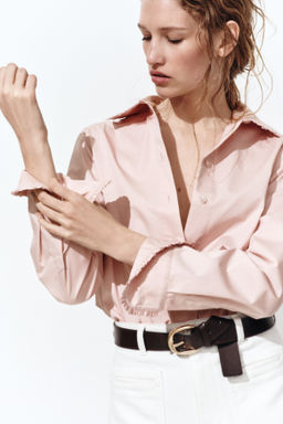 Camisa en popelina de algod?n - H&m фото 6