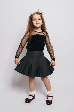 Джемпер для девочки 61361 Черный* 480 Lets go