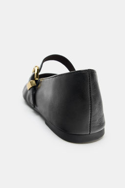 BAILARINA PIEL HEBILLA / Negro - Zara фото 6