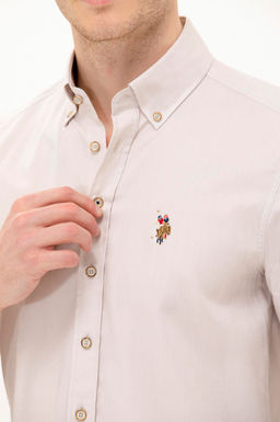 U. S. Polo Assn / Мужская базовая рубашка с длинным рукавом Stone - U.s. polo assn фото 19