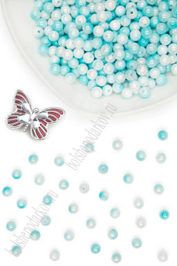 Бусинки 8 мм*500 гр (SF-8064) градиент №2