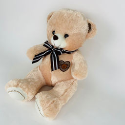 Мягкая игрушка Мишка с полосатым бантом 40 см (арт. 4858/40) - Storyland фото 14