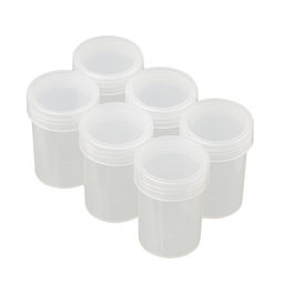 Gamma Туба T-025 пластик d 3 см x 4 см 6 шт прозрачная