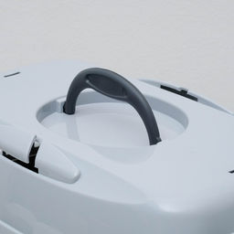 Переноска для животных до 9 кг Пижон, металлическая дверь, 43 х 29 х 27,5 см, серая  фото 7