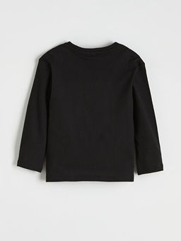 Bisiklet Yaka Be?ikta? Bask?l? Erkek ?ocuk Pijama ?st