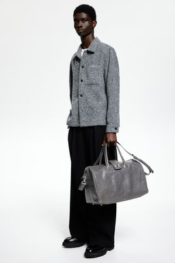 Bolsa de fin de semana en piel - H&m фото 3