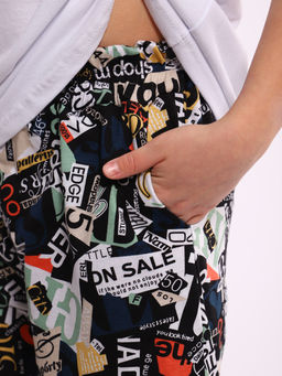 Шорты Федор синий граффити - Ладошки фото 9