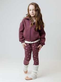 КР 400874/бордовый 1411 Н068.1 к651 брюки (лосины) для дев - Crockid фото 4