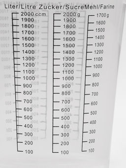 Кувшин мерный Доляна, 2 л, цвет прозрачный  фото 3