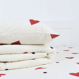 Постельное бельё Этель Евро First love 200*217 см, 220*240 см, 70*70 см - 2 шт, бязь 125 г/м2, хл 100%  фото 2