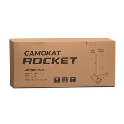 Самокат трёхколёсный ROCKET колёса PU, цвет красный