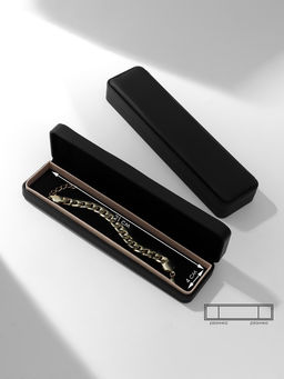 Футляр под браслет, цепочку, часы «Стрит», 22×5.5 см, чёрный