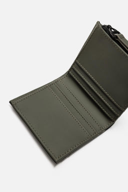 RUBBERISED WALLET WITH COIN PURSE - Zara фото 4