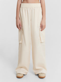 Брюки карго для девочек кремовые - Mark formelle фото 2