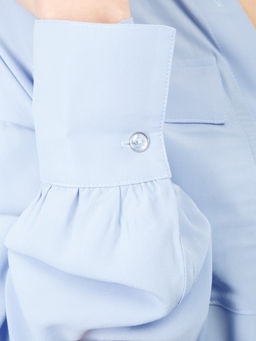 Платье-рубашка женское ZZ-WD030306-61 l.blue - Eleganzza фото 5