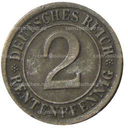 2 рентенфеннига 1924 года A Германия