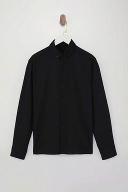 Siyah Regular Erkek Gomlek TMNSS26GO00008