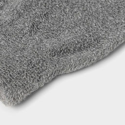 Мочалка-варежка для тела массажная Доляна, 21×11.5 см, бамбуковый уголь, китайская крапива, серая